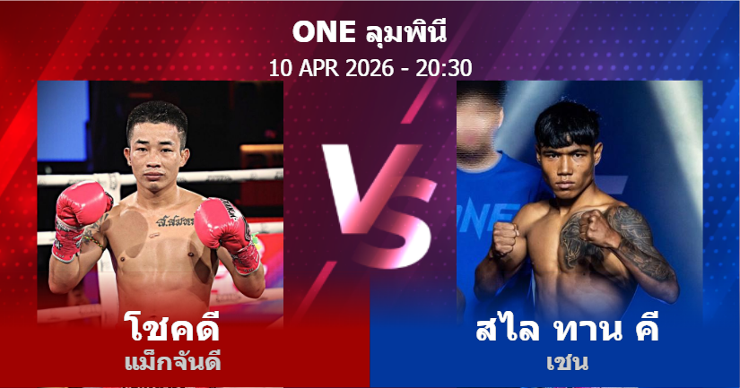 วิเคราะห์ มวย โชคดี แม็กจันดี vs สไล ทาน คี เชน วันศุกร์ที่ 10 เมษายน 2569