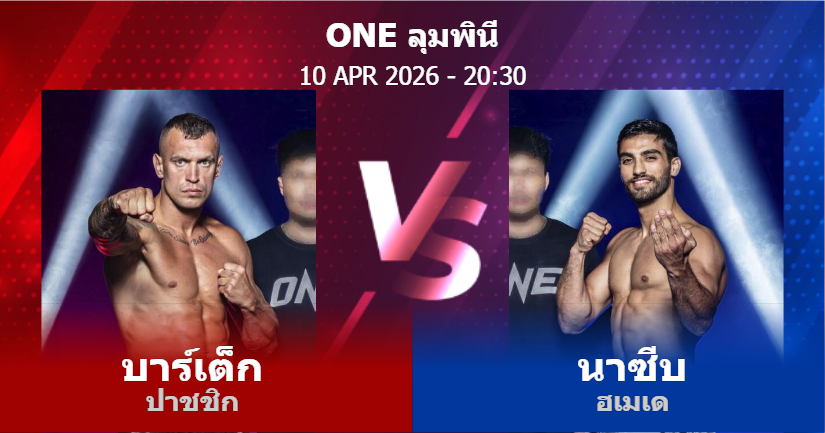 วิเคราะห์ มวย บาร์เต็ก ปาชชิก vs นาซีบ ฮเมเด วันศุกร์ที่ 10 เมษายน 2569