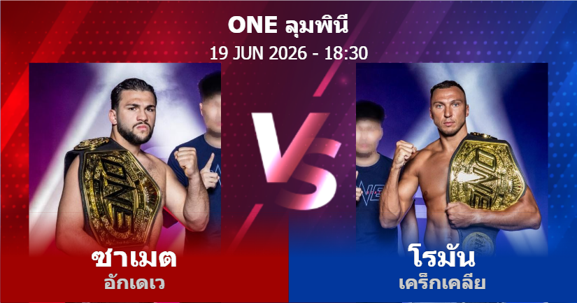 วิเคราะห์ มวย ซาเมต อักเดเว vs โรมัน เคร็กเคลีย วันศุกร์ที่ 19 มิถุนายน 2569