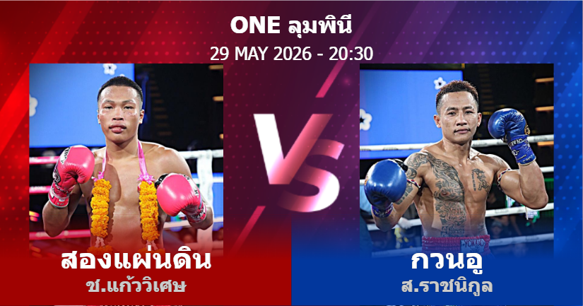 วิเคราะห์ มวย สองแผ่นดิน ช.แก้ววิเศษ vs กวนอู ส.ราชนิกูล วันศุกร์ที่ 29 พฤษภาคม 2569